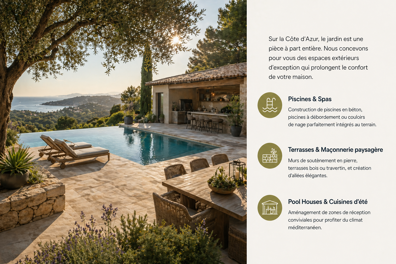 Réalisation aménagement extérieur