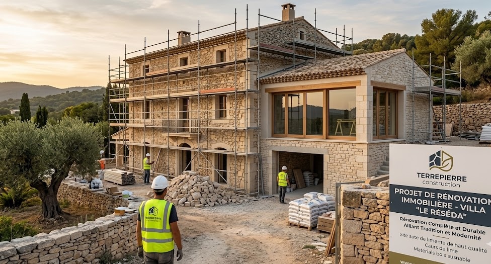 Rénovation immobilière Côte d'Azur