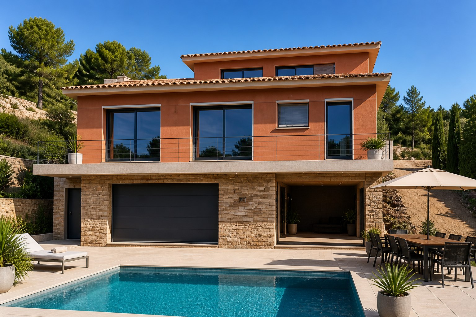 Réalisation Piscine Béton 4