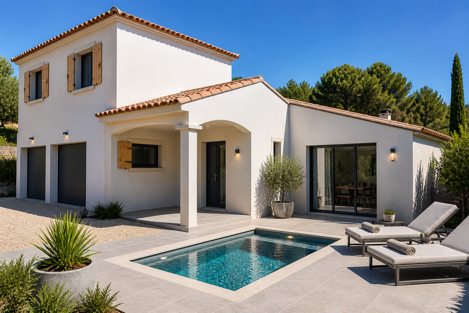 Réalisation Piscine Béton 3